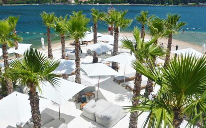 Adriatica beach and restaurant